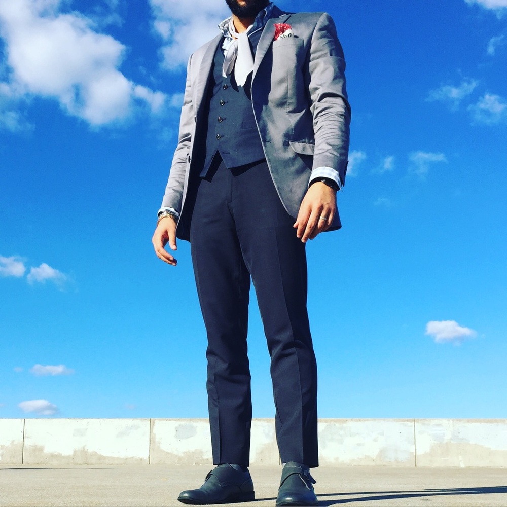 Light gray blazer